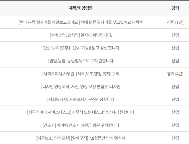 진주시청 구인구직 2