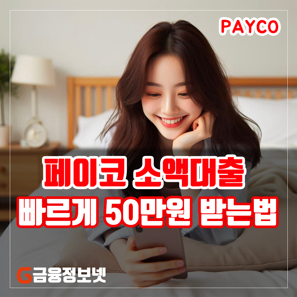 페이코 소액대출_50만원